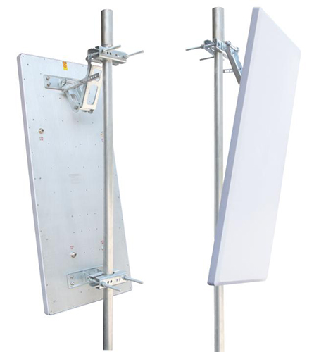 High gain 2.4 GHz & 5.8 GHz X-pol panel antenna, 2.4-2.5 & 5.1-5.8 GHz, X-pol & V&H pol, 10W, 4 x N-type female, 14-17 dBi – 1500mm